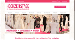 Desktop Screenshot of hochzeitstage.de